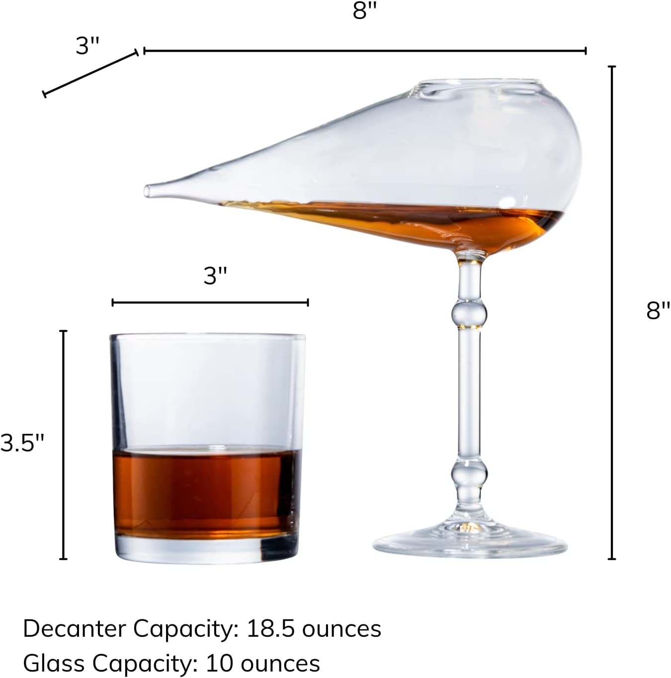Whiskey, Brandy & Alcohol Warmer Connoisseur Gift Set