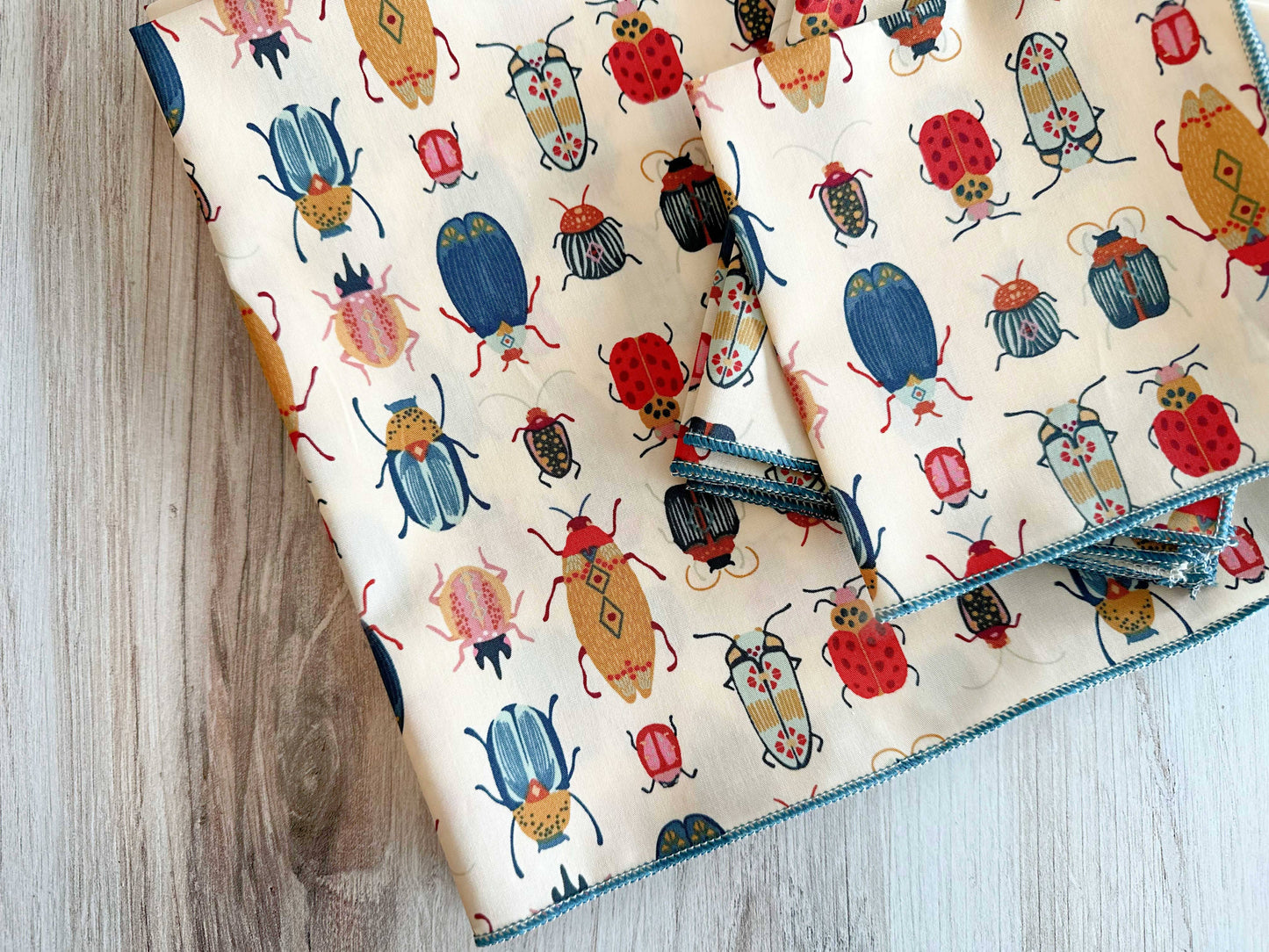 Beetle Cloth Napkins, set of four: Cocktail