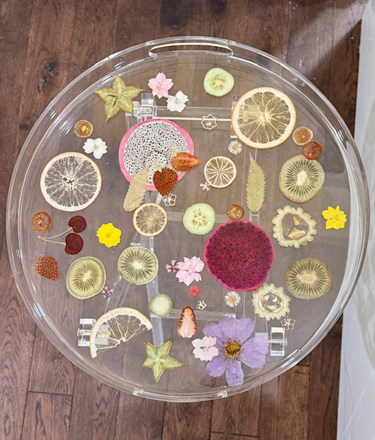 Unique Resin Side Table