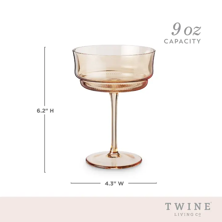 Tulip Coupe in Amber by Twine Living
