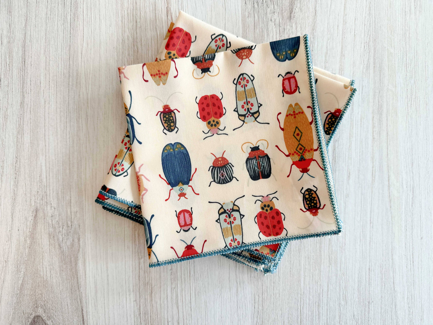 Beetle Cloth Napkins, set of four: Cocktail