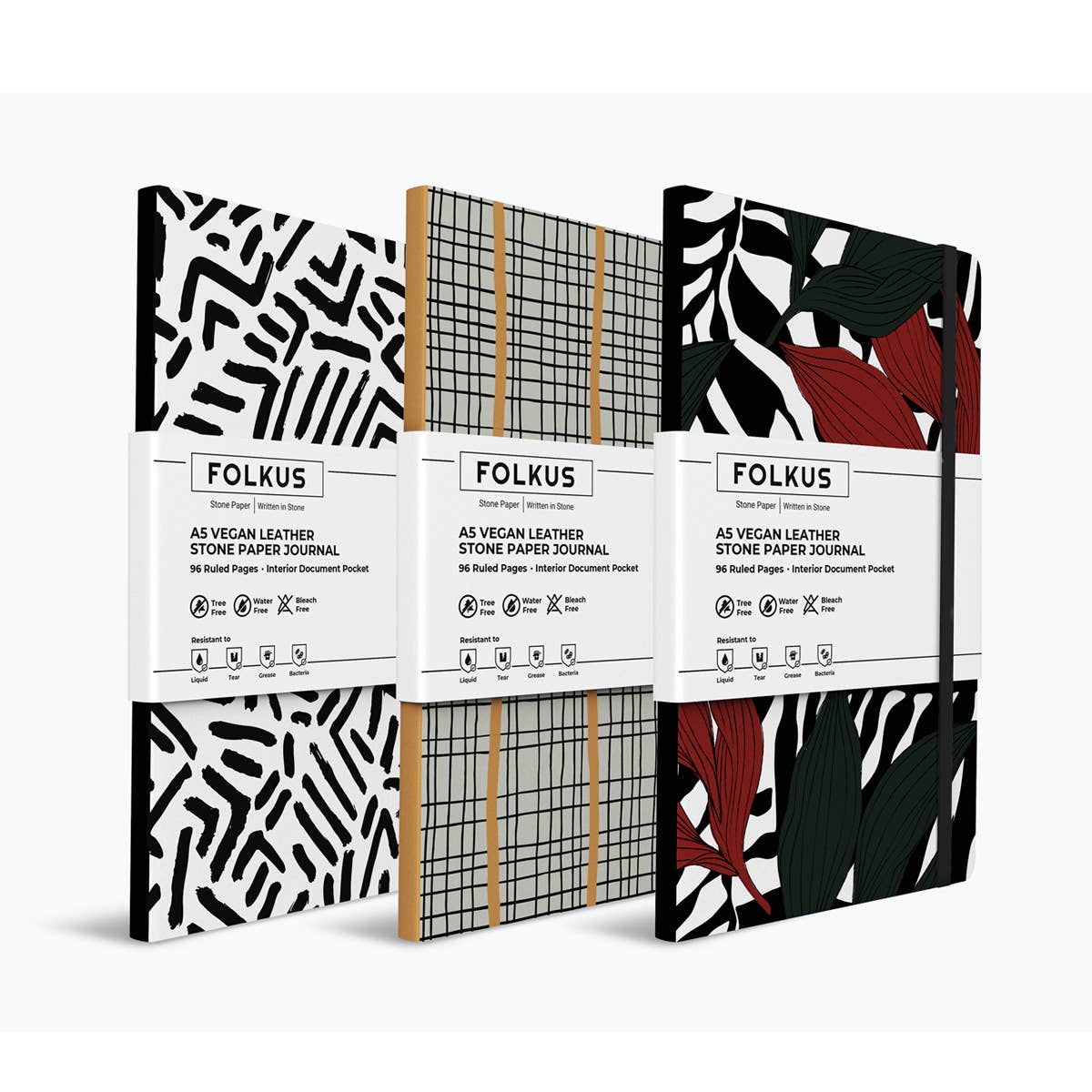 JUS Stone Paper Journal - Ruled