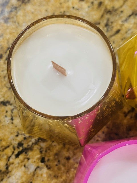 Luxury Soy Candle in Beautiful 18 oz. Reuseable Vessels