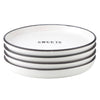 Face to Face Dessert Plates - Let's Eat