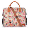 Picnic Cooler Bag: Waratah Apricot / Large - 40 x 25 x 30