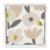 Ceramic Napkin Tray + Napkin - Blush Flowers: Material