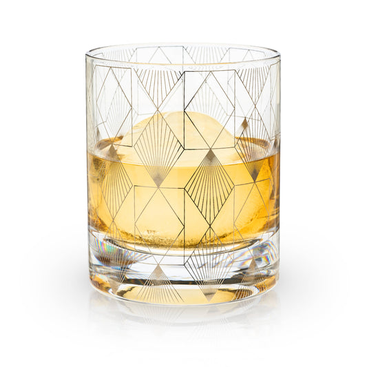 Metropolis Deco Crystal Tumbler