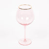 Light Pink Wine Glass
