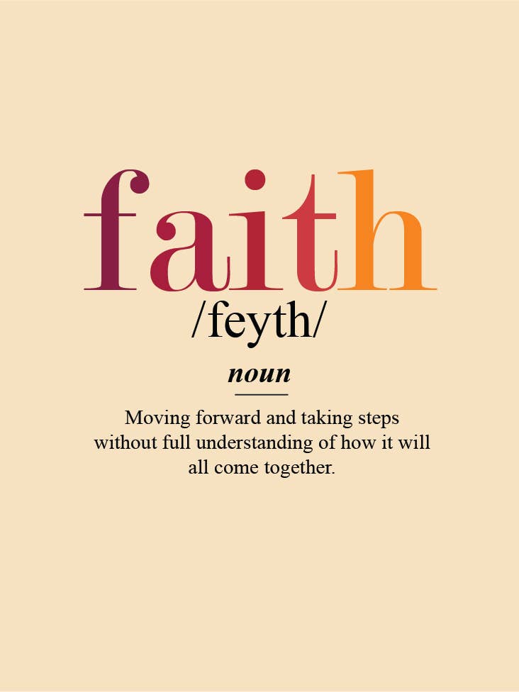 Faith: Moving Forward Card