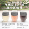 Wine FREEZE™ Cooling Cup with Cooling Gel in Unicorn Swirl