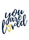 You Are Loved Greeting Card