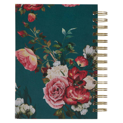 All Things are Possible Teal Wirebound Journal