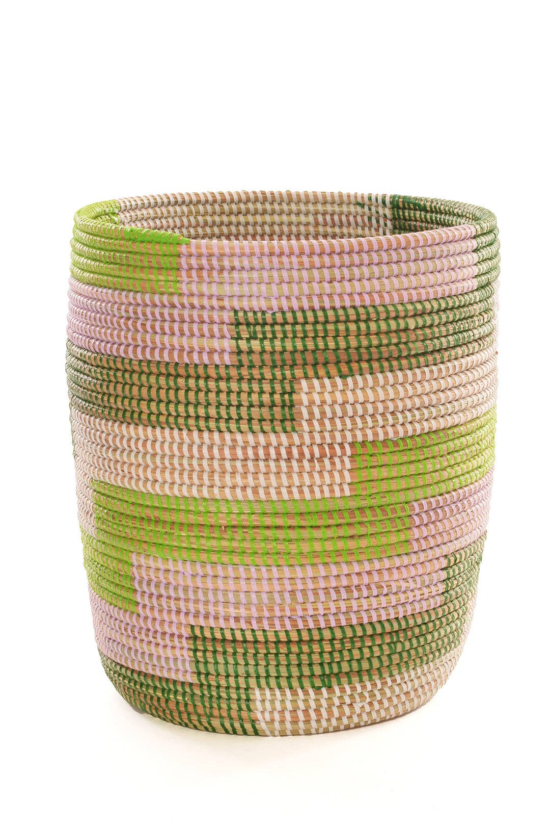 Three-Piece Lavender & Green Basket Set