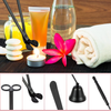 Candle Wick Trimmer Accessories Set for Care Kit- Gold: Black