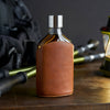 Admiral™ Vintage-Style Parker Leather-Wrapped Glass Flask