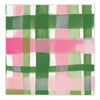 Cocktail Napkins - Pink + Green Plaid