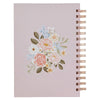 Journal Wirebound Pink Floral Strength & Dignity Prov. 31:25