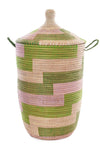 Three-Piece Lavender & Green Basket Set