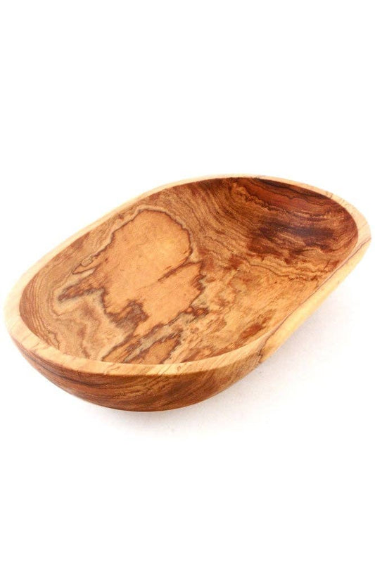 Kenyan Olive Wood Oval Salad Bowl