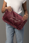 Break Out The Good Stuff Ruffle Travel Pouch