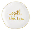 Spill the Tea Ceramic Tea Bag Holder