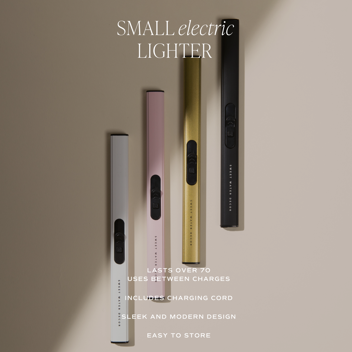 Green Rechargeable Electric Lighter - Home Decor