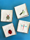 Love Bug Kitchen Towel, embroidered: Lady Bug