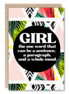 Thinking of You Card-GIRL-greeting card
