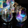 Diamond Iridescent Decanter, Tray & Glasses Set