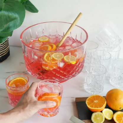 Admiral Punch Bowl with 8 Tumblers