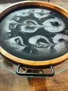 Midnight Swirl Round Resin Tray
