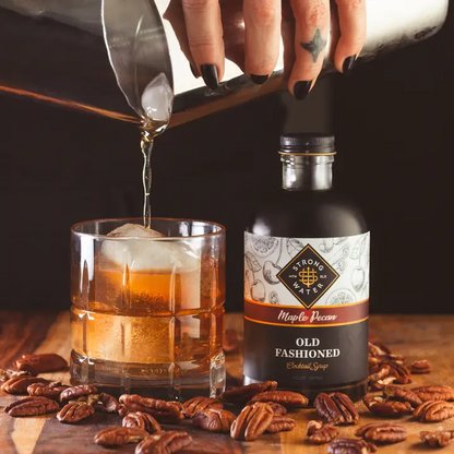 Maple Pecan Old Fashioned Cocktail Syrup