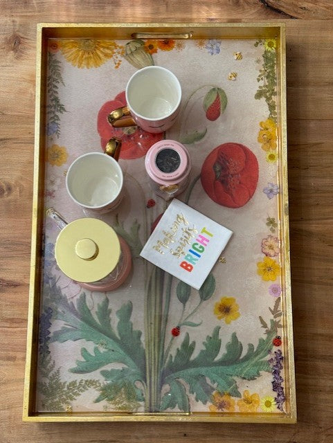 Peony Serving Tray