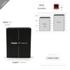 WGV Black Tall Flat Rectangle -2.5" x 10" H