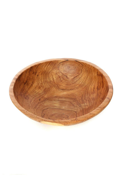 Hand Carved Wild Olive Wood Serving Bowls:  Small Bowl