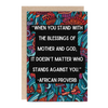 Mother's Day Card - Mother & God