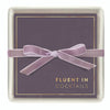 Ceramic Napkin Tray + Napkins - Fluent in Cocktails: Tray: 5.75" SQ x 1.25"H ,  Napkin: 5" SQ
