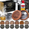 Whiskey Smoker Kit with Torch, Glasses & 6 Wood Chips & Butane