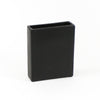 WGV Black Tall Flat Rectangle -2.5" x 10" H