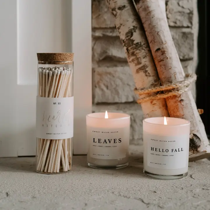 Hearth Matches, White Tip - Home Decor & Gifts