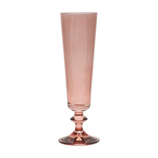 Bella Champagne Flute Sunset Rose (set of 2)